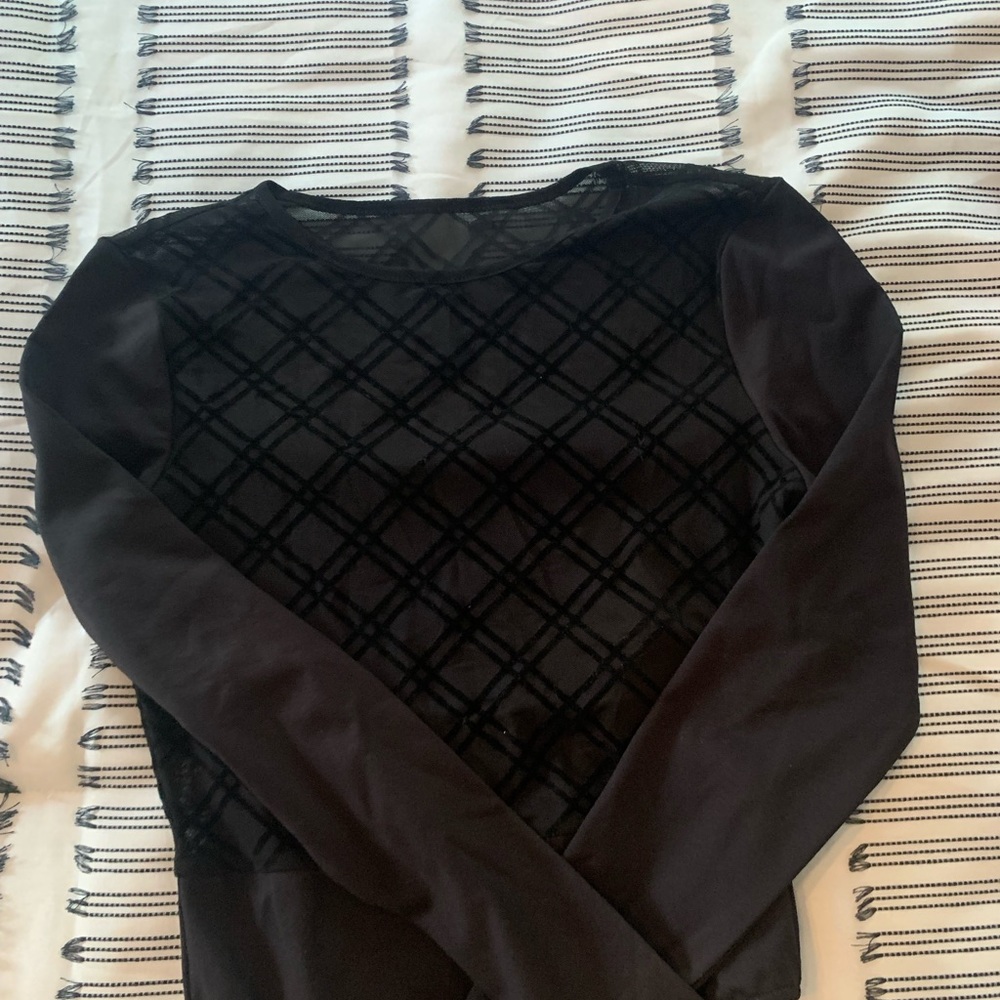black bodysuit